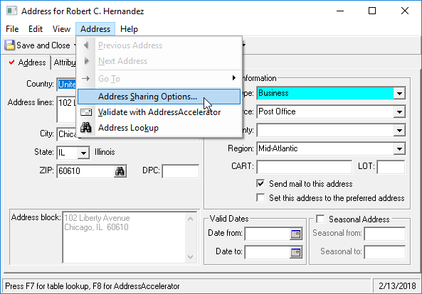 How to Update Constituent's Primary Business Address Without Updating ...