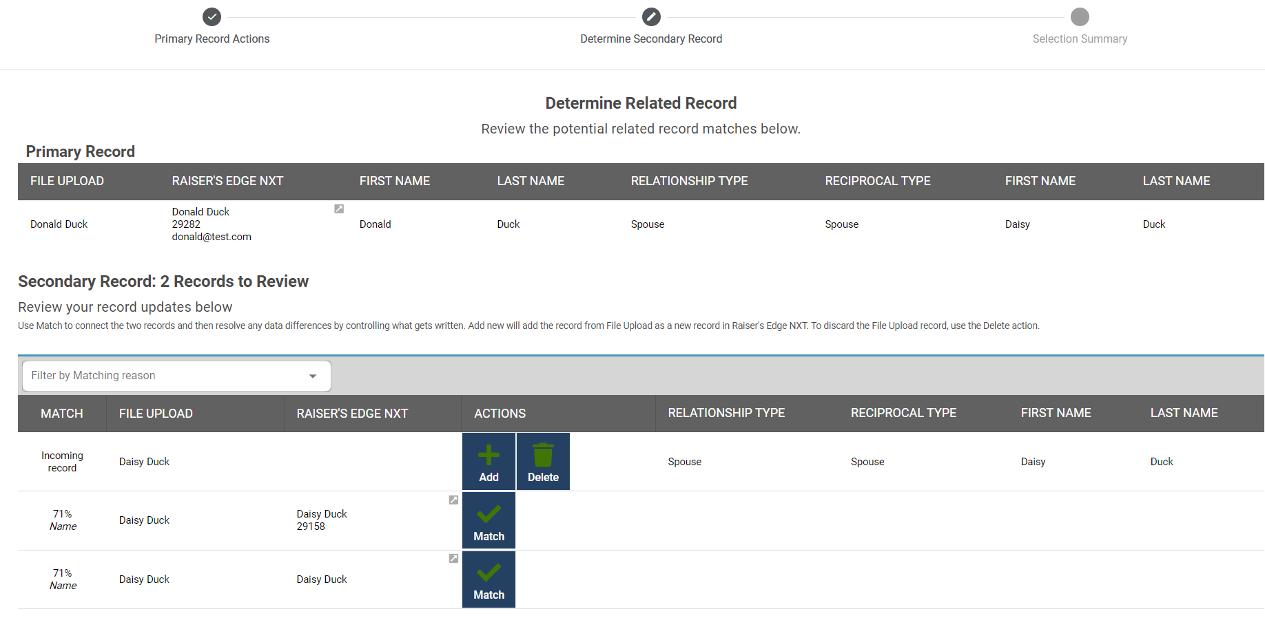 How to Configure and Process Related Records in Raiser's Edge NXT