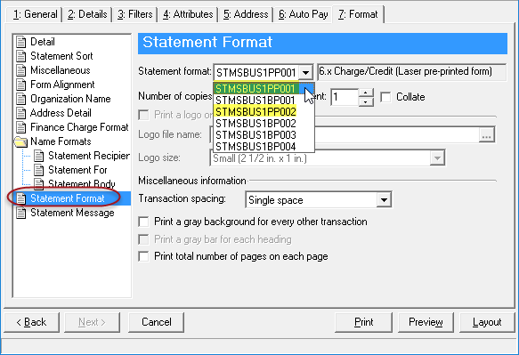 Unable to See Custom Statement Template School Logo Does Not Appear