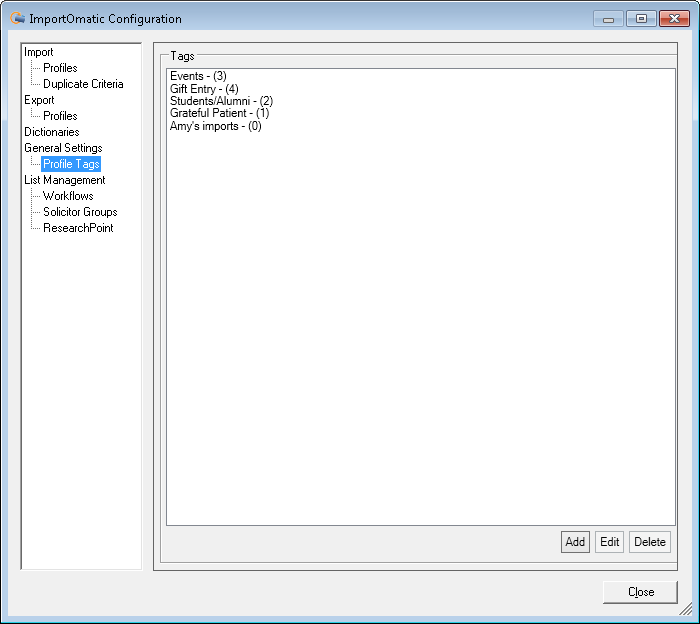 How to Use Profile Tags