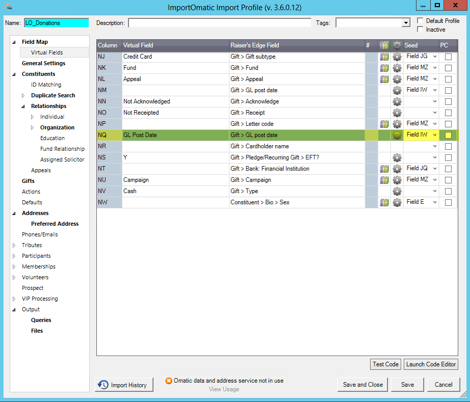 How to Populate the GL Post Date Field