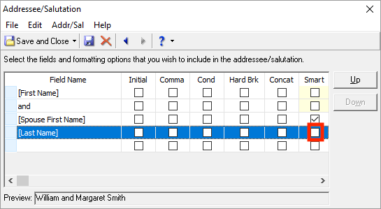 Issue: Addressee/Salutation is Importing with Incorrect Format