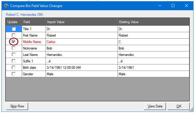 Import Processing - Side by Side Comparison