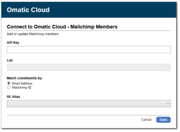 ImportOmatic - Mailchimp Connector - Export - Members