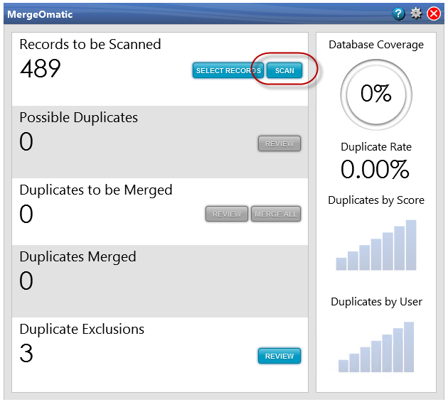MergeOmatic - Manage Your Project - Records to be Scanned - Scan ...
