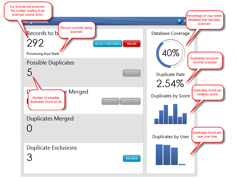 MergeOmatic - Manage Your Project - Records to be Scanned - Scan ...