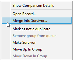MergeOmatic - Manage Your Project - Merge Duplicates - Merge Two Records