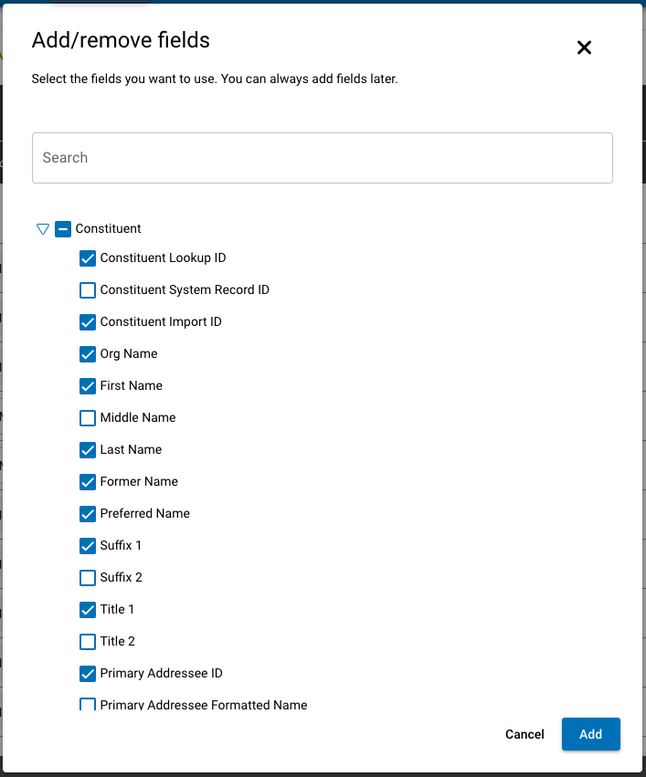 How to Add/Remove Destination Fields/Objects in the Field Map