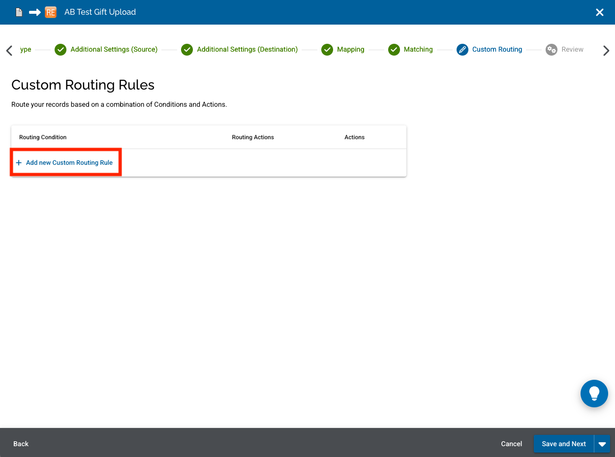 Record Custom Routing Overview