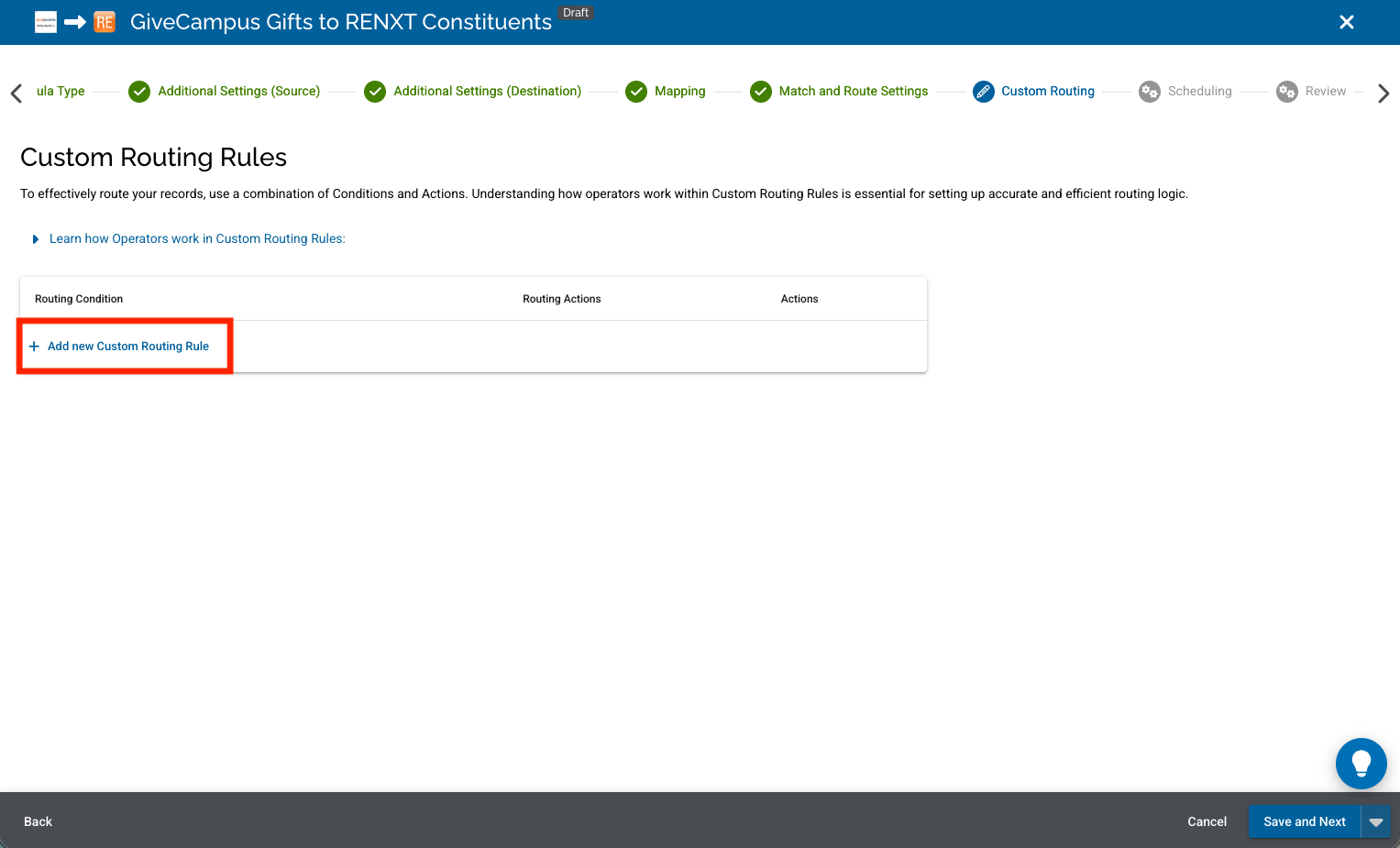 How to Import Data From a Specific Giving Page