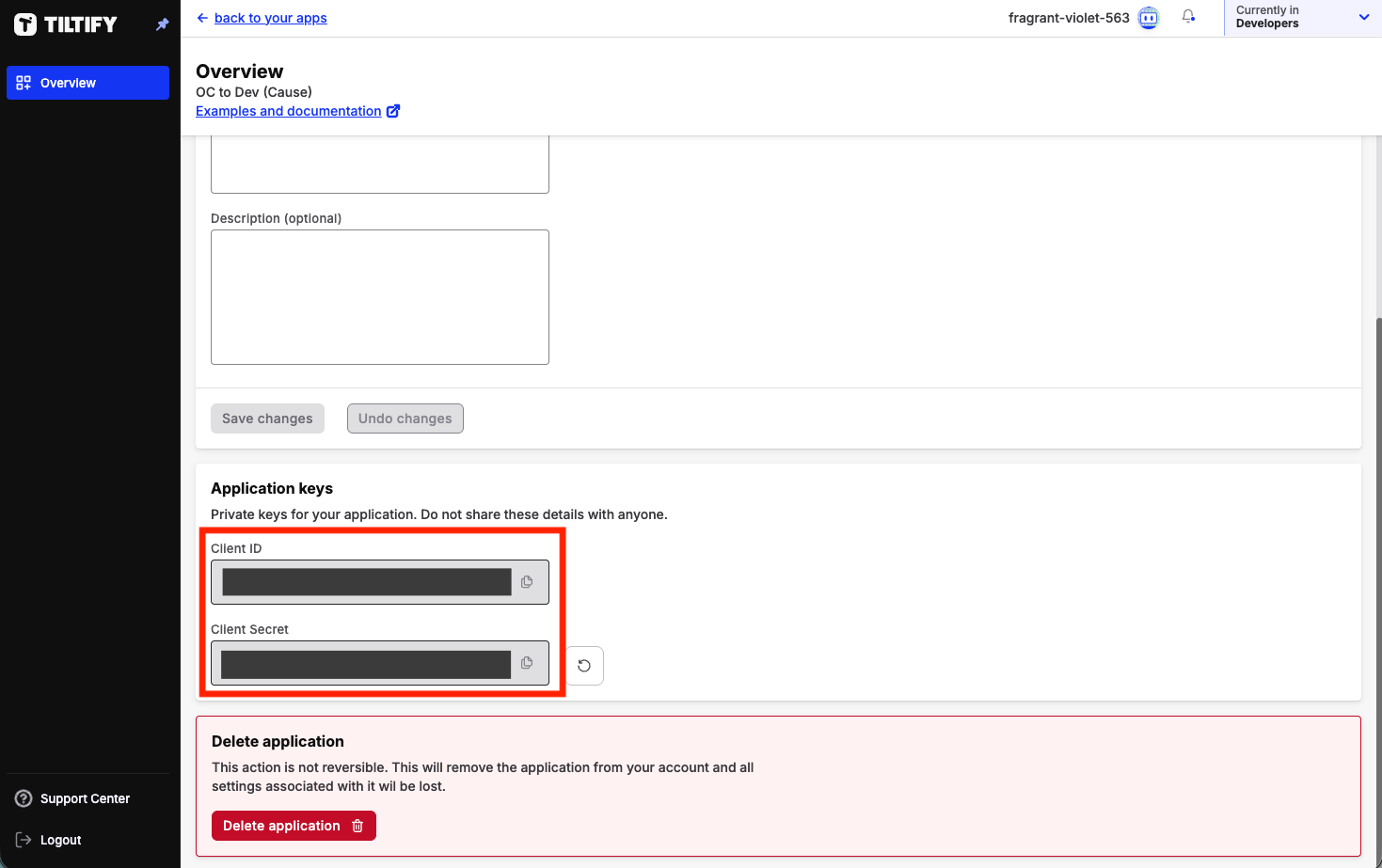 How to Obtain API Credentials for Tiltify